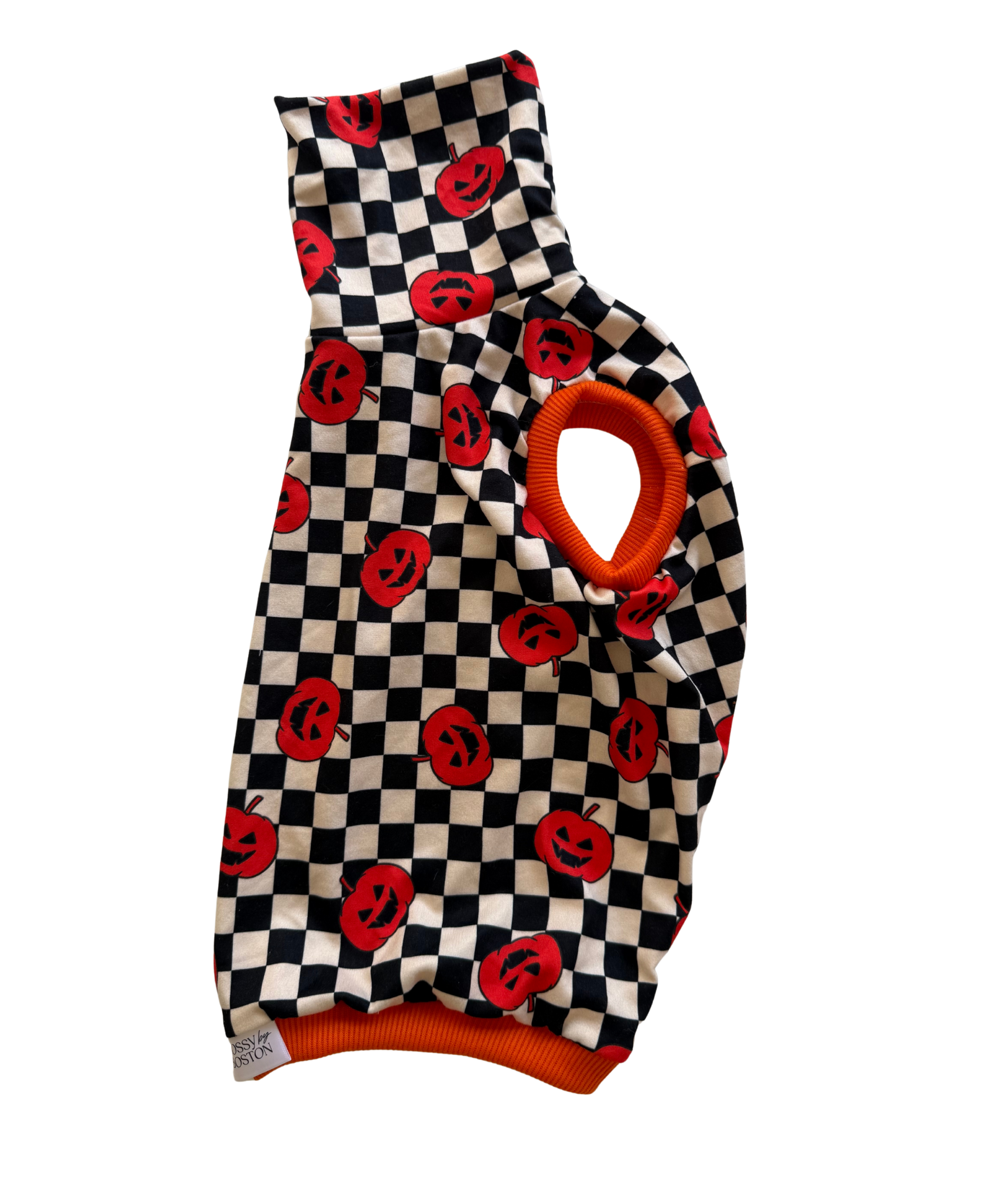 Pumpkin Checkmate - Sleeveless Crop M (FINAL SALE)