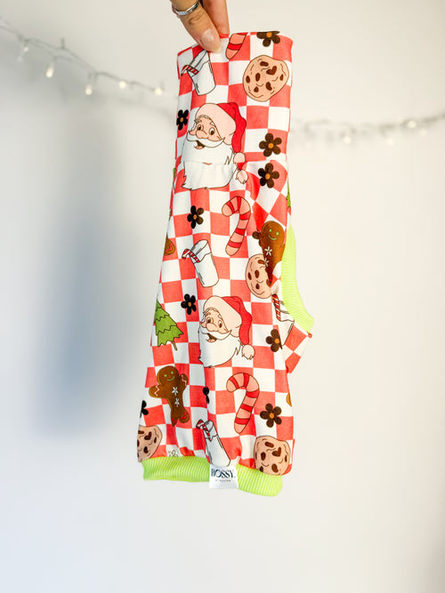 Christmas Checkers – Sleeveless Crop