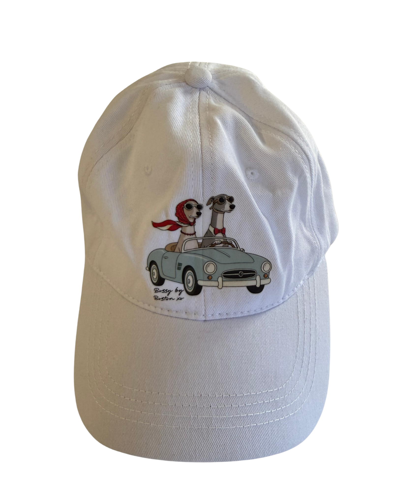 Bossy Human Cap – White (FINAL SALE)