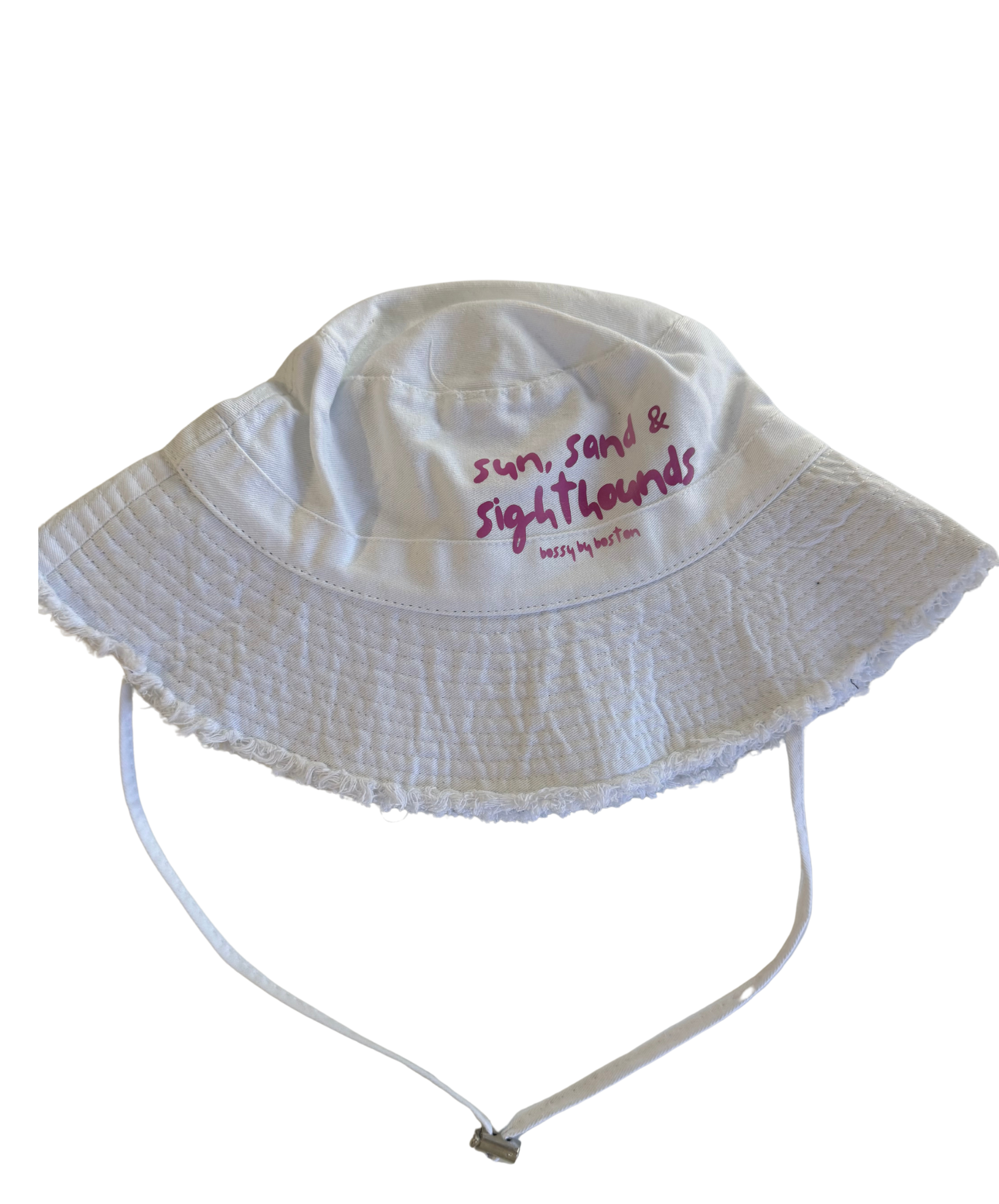 Bossy Bucket Hat – White (FINAL SALE)
