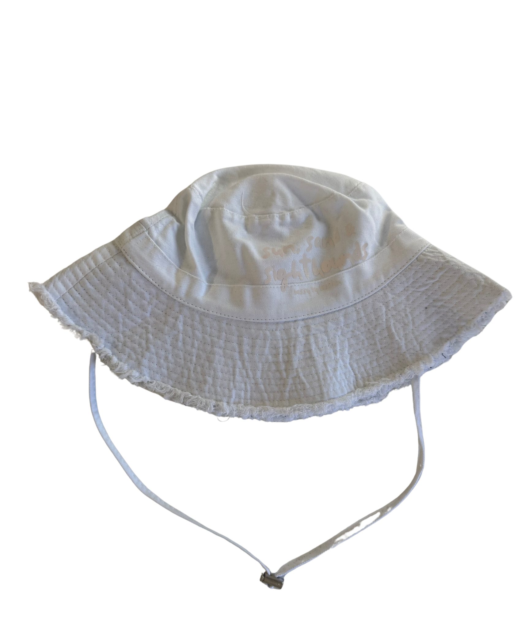 Bossy Bucket Hat – White (FINAL SALE)