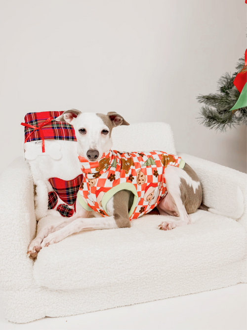 Christmas Checkers – Sleeveless Crop