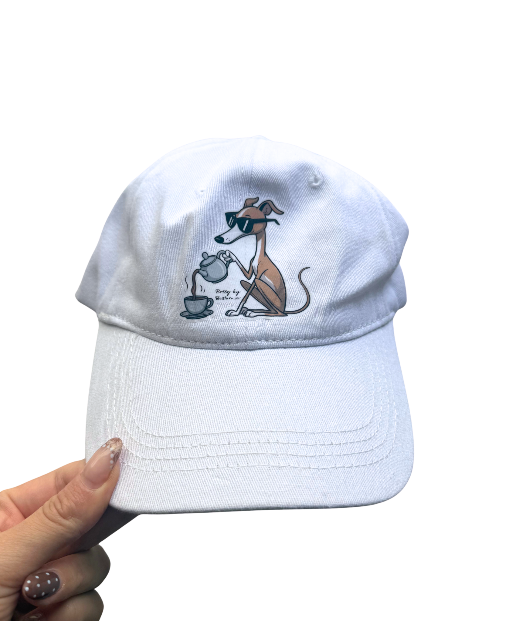 Bossy Human Cap – White (FINAL SALE)