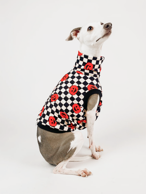 Pumpkin Checkmate – Sleeveless Suit