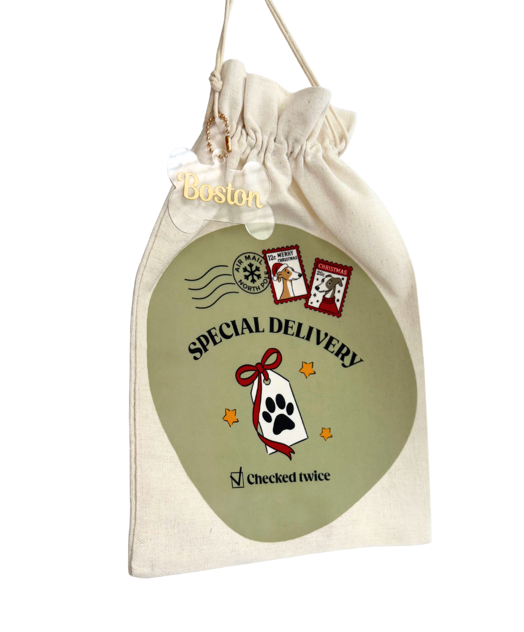 Bossy Customised – Bossy’s Christmas Pouch