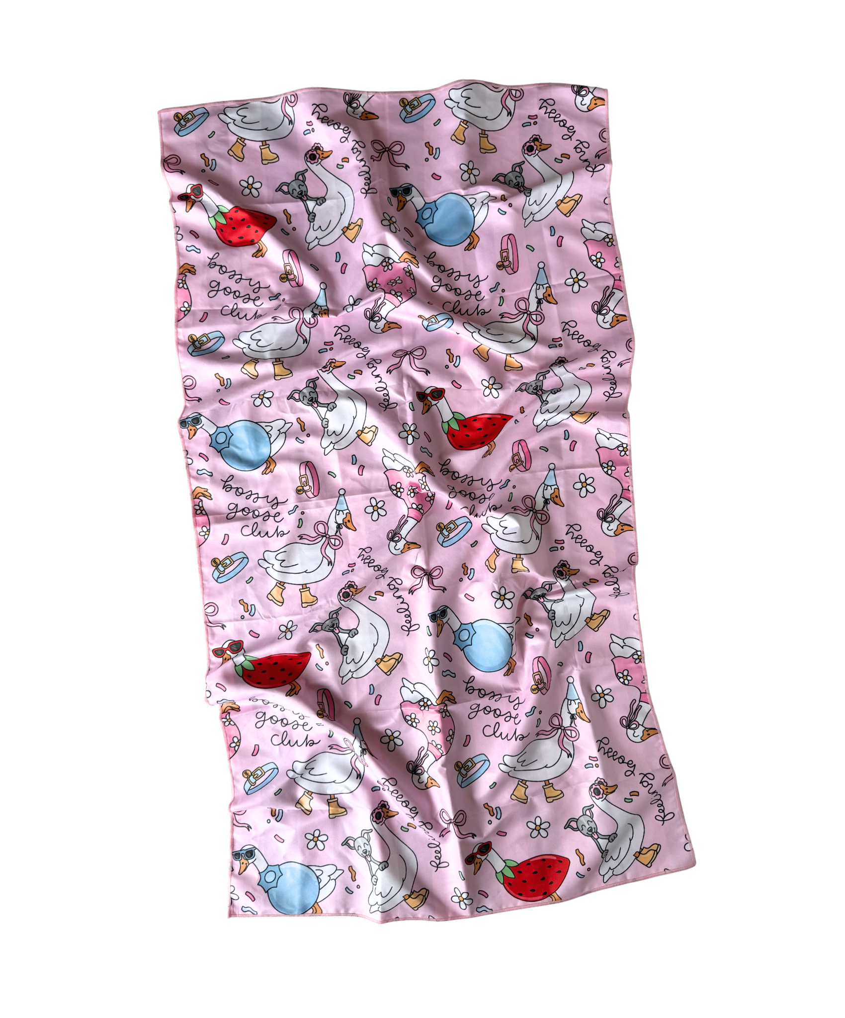 Silly Hound on the Prowl - Beach Towel