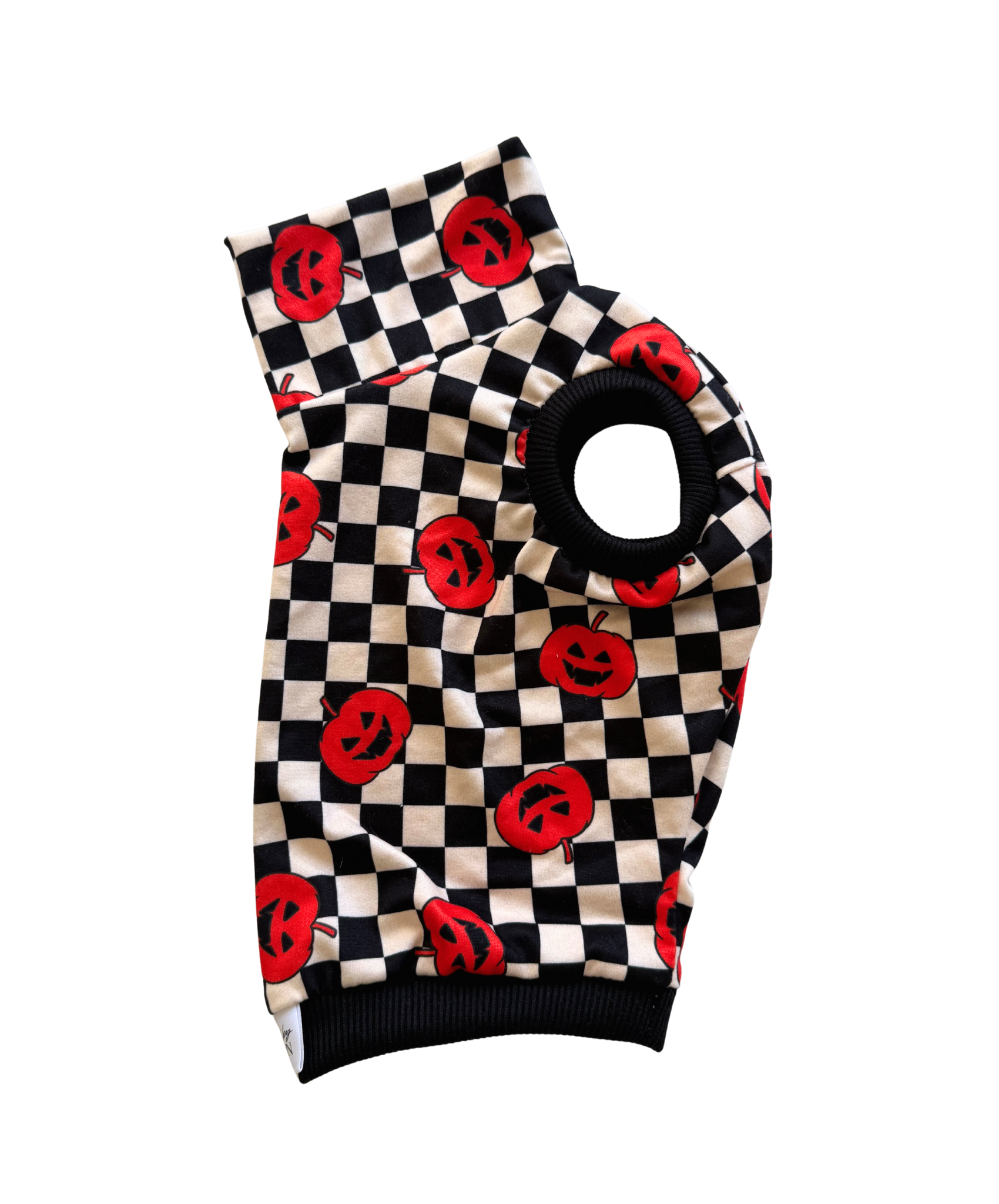Pumpkin Checkmate - Sleeveless Crop XS (FINAL SALE)
